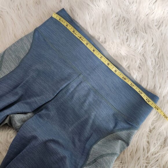 Outdoor Voices Womens‎ Cropped TechSweat Leggings Medium Blue Heather Pull On - Picture 9 of 14